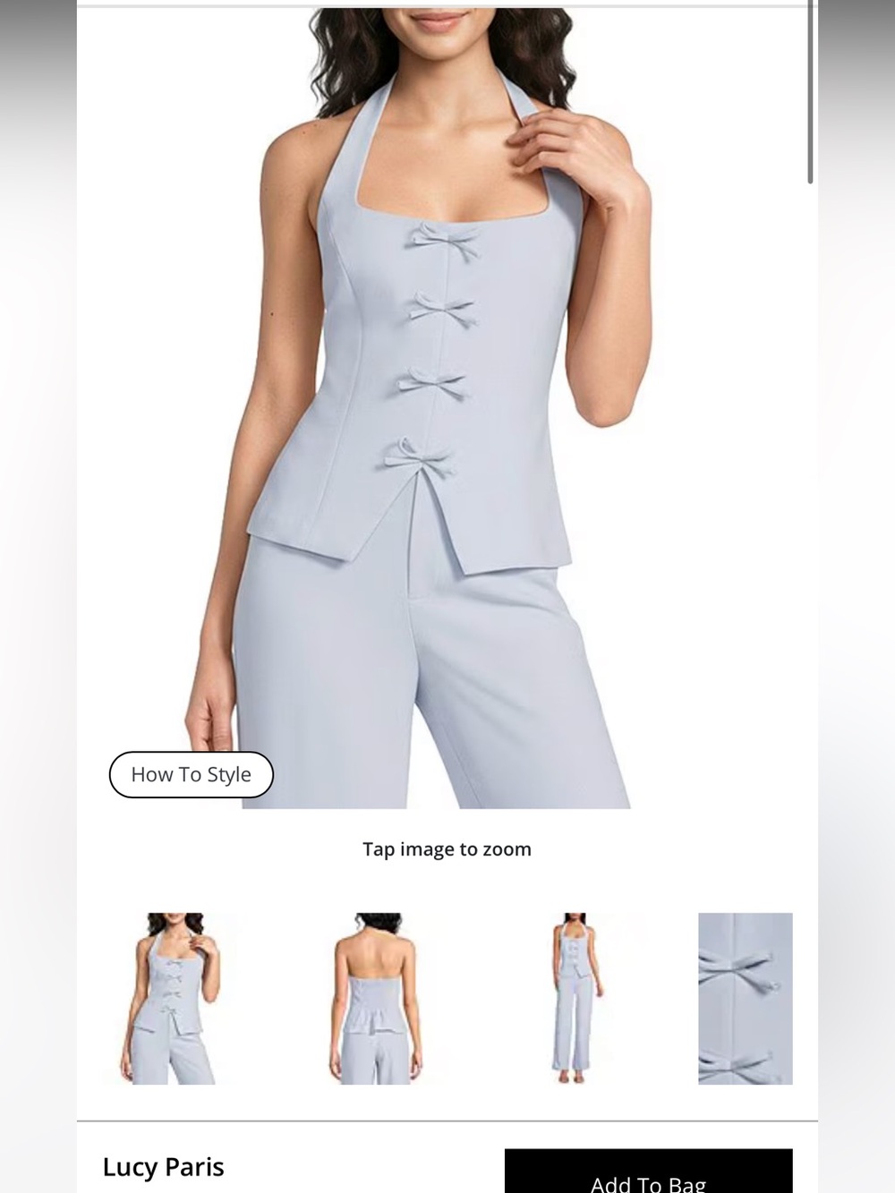 Dillard’s 2 piece set (large top, medium bottoms) Lucy Paris